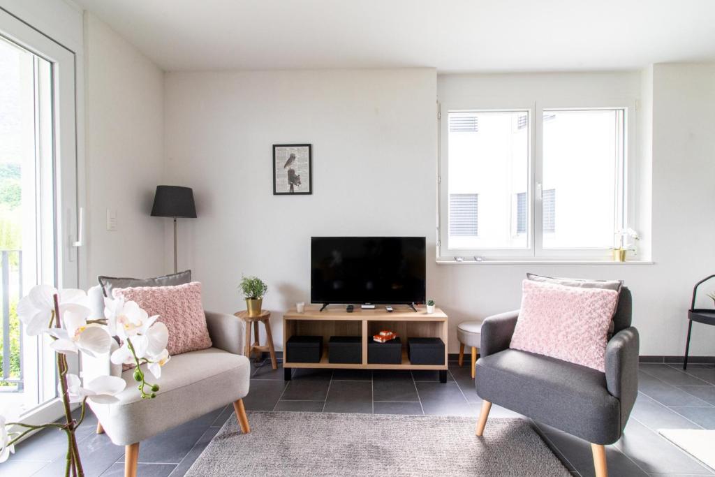 Modern 2 bedrooms apartment at Le Bouveret. Self-checkin. - 5