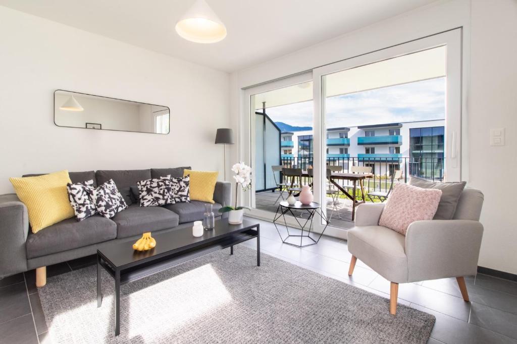 Modern 2 bedrooms apartment at Le Bouveret. Self-checkin. - 4
