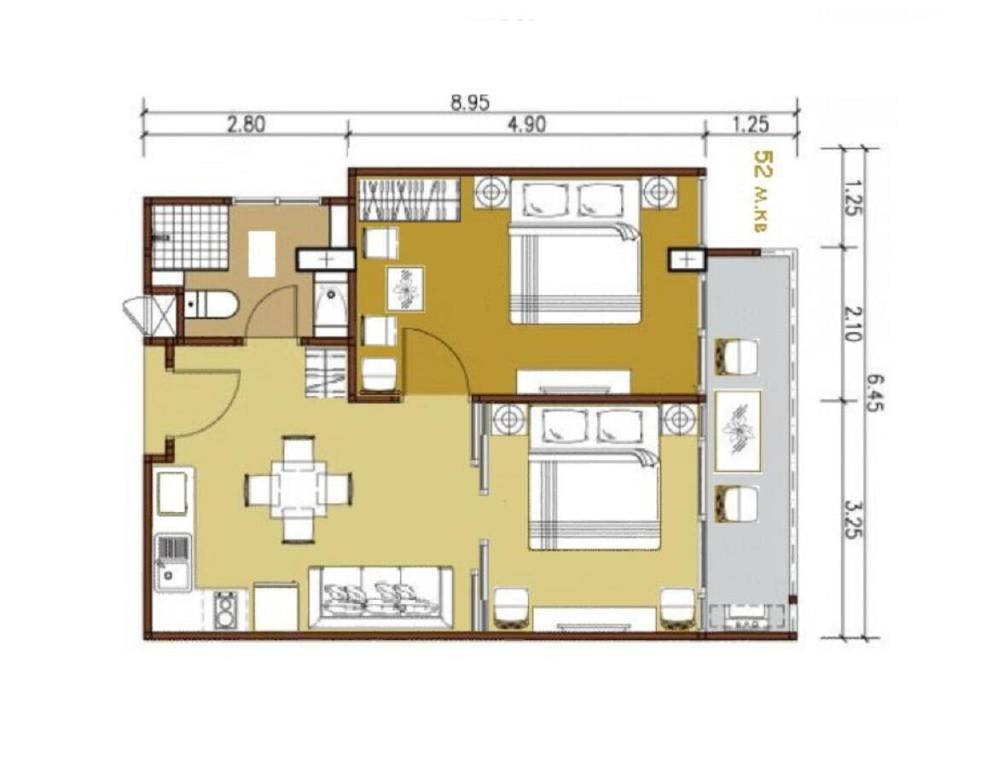 NEO Condo, 2 Bedroom, Jomtien photo