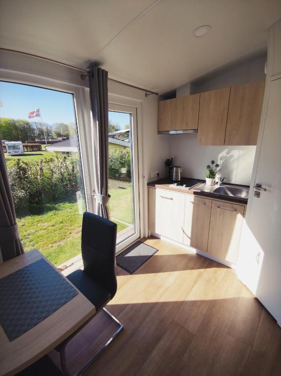 Kitchen, City Camping Hjørring in Hjorring