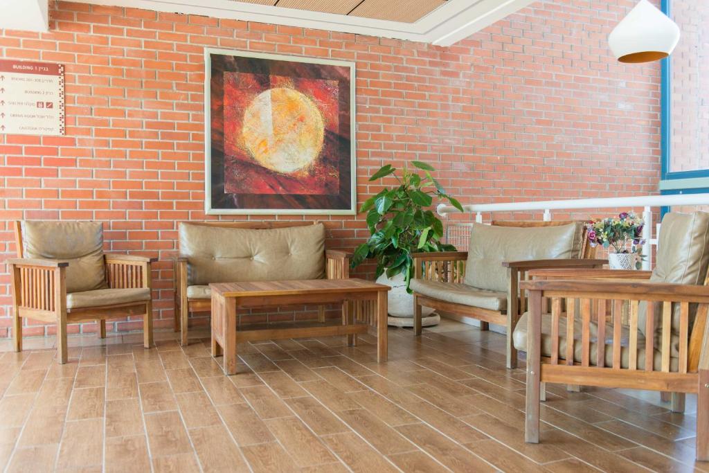 Lobby, HI Shlomi Hostel in Shlomi