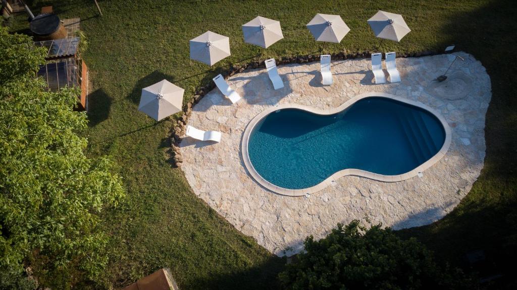 Glamping in Toscana, luxury tents in agriturismo biologico photo