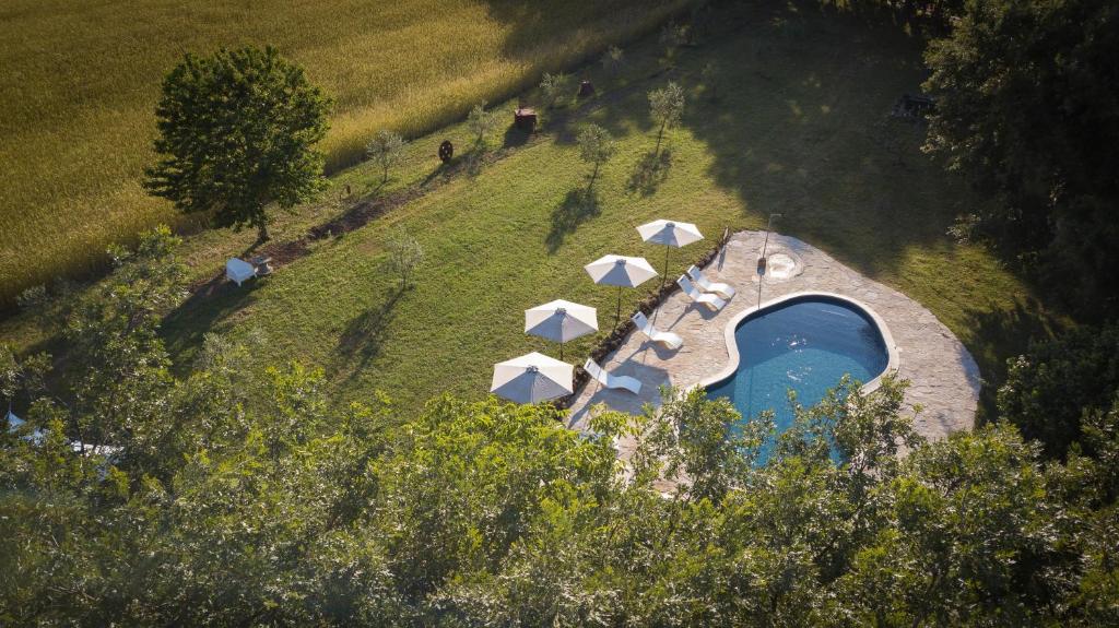Glamping in Toscana, luxury tents in agriturismo biologico photo