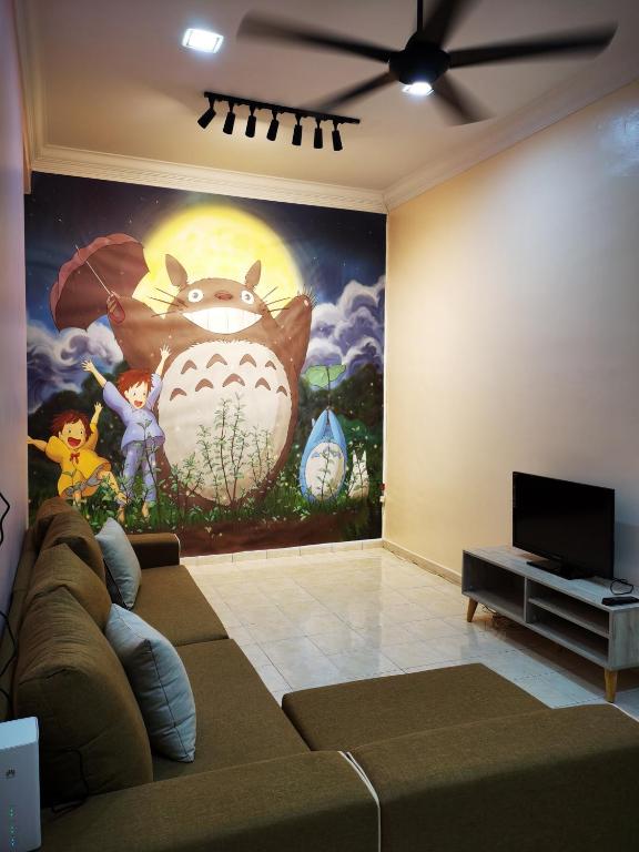 Bidor Totoro and One piece animation house — Hotel in Sungkai