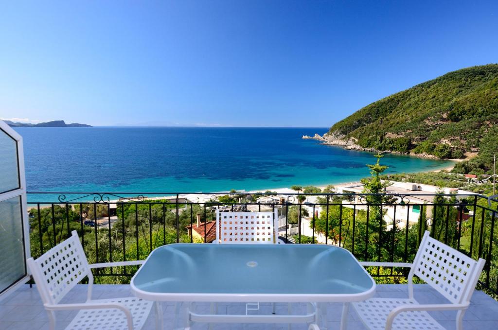 Balcony/terrace, Mare Blu in Parga