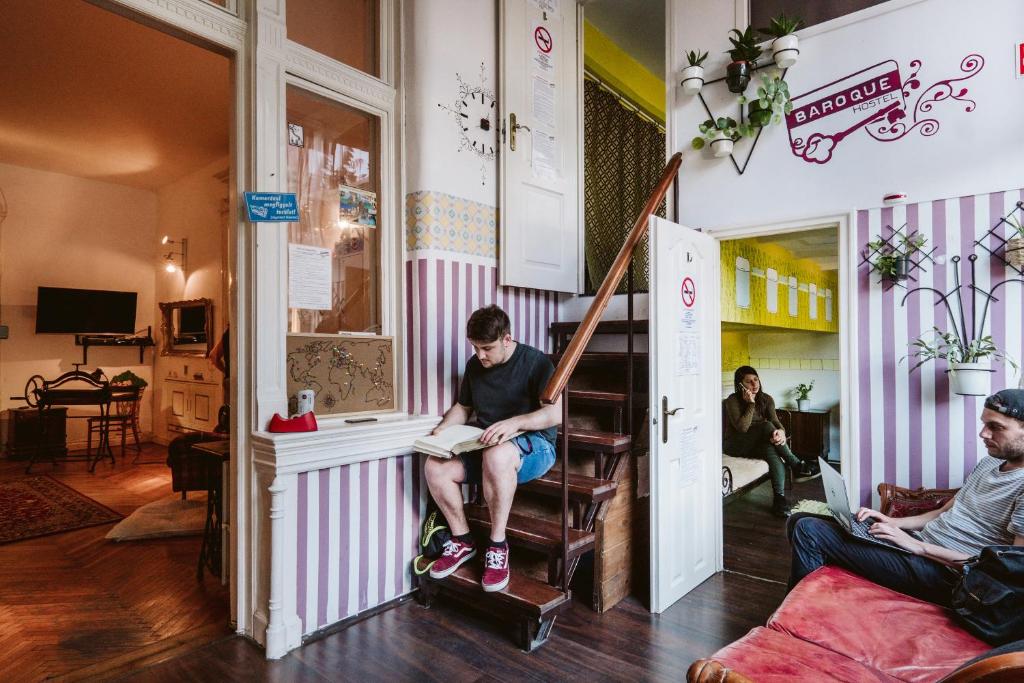 Lobby, Baroque Hostel Budapest in Budapest