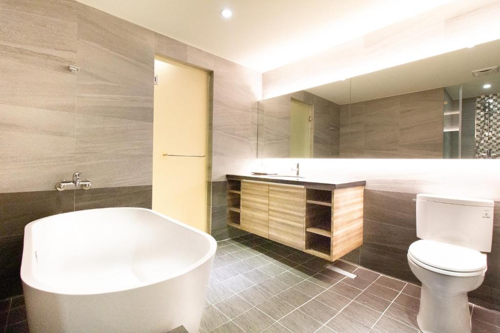Well-appointed bathrooms