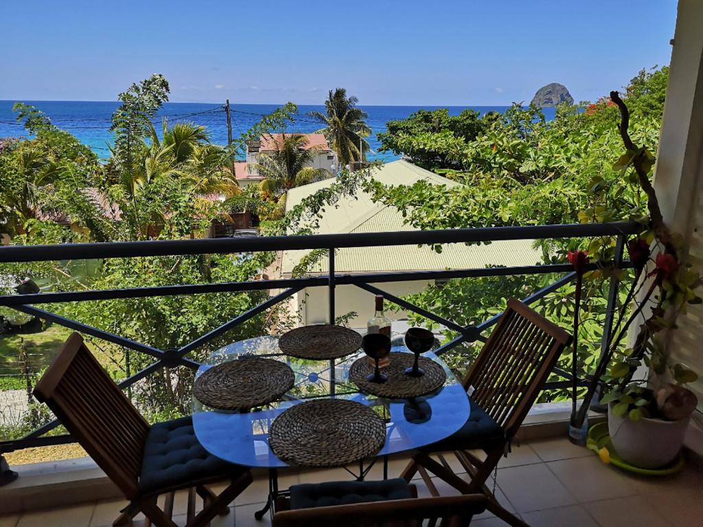 Le chant du Diamant calme vue mer et plage à 50 m, Le Diamant