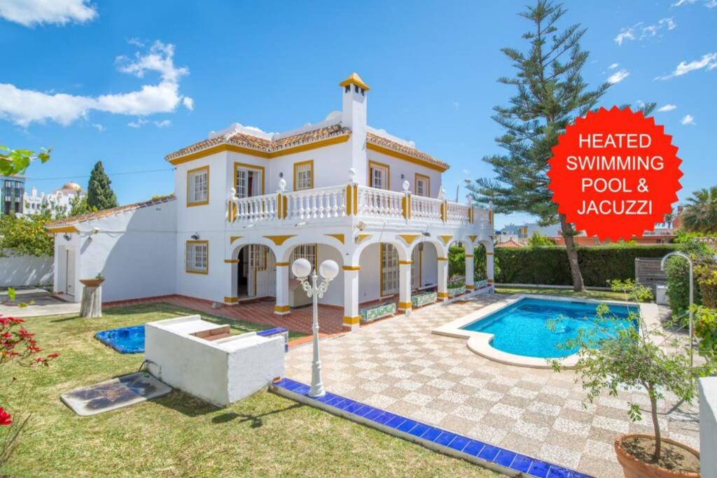 Villa Marina Benalmadena - 5 min walk to the beach, heated pool, spa, 5 bedrooms - 1