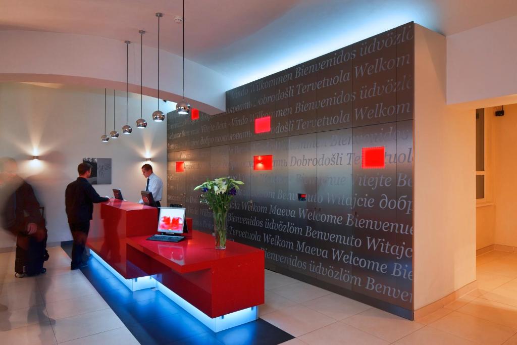 Lobby, Red & Blue Design Hotel Prague in Prague