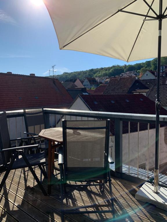 modernes Penthouse, nahe Würzburg - 4