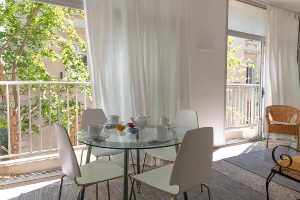 GRAND APPARTEMENT LUMINEUX POUR 2 à 4 PERSONNES A AVIGNON INTRA-MUROS WiFI GRATUIT, Avignon