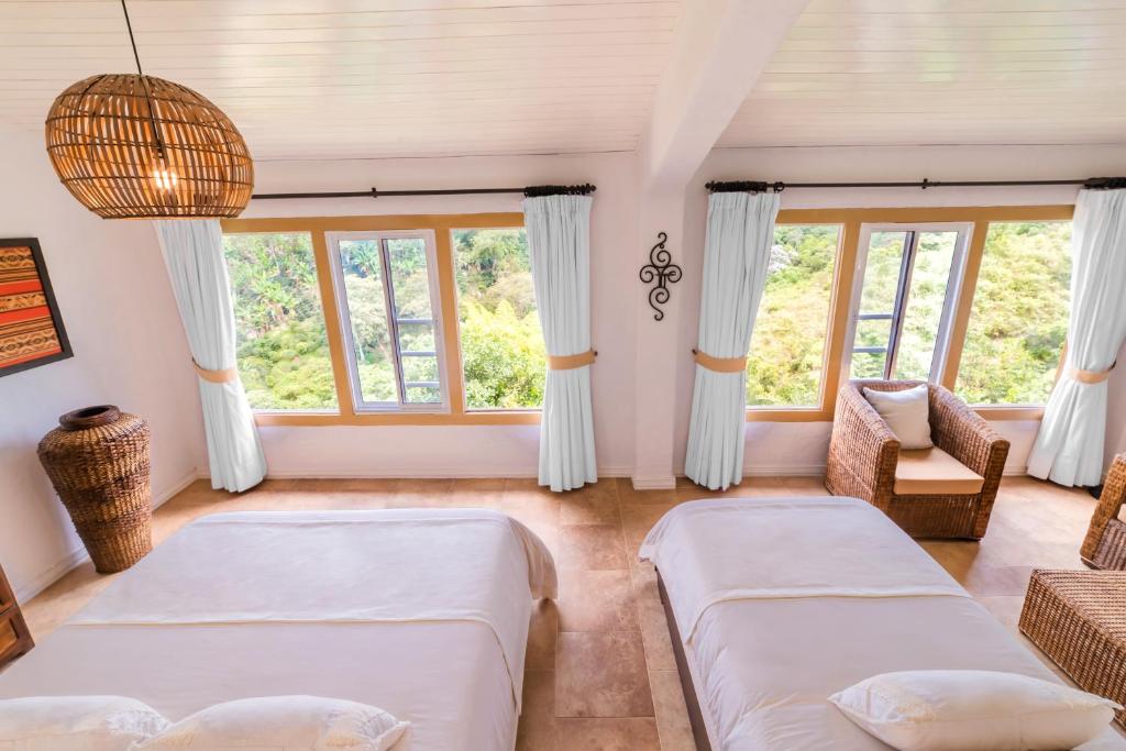 Family Room with Mountain View