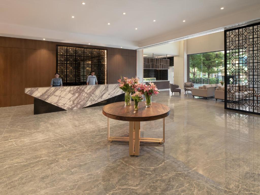 Lobby, AIHO Hotel Medan in Medan