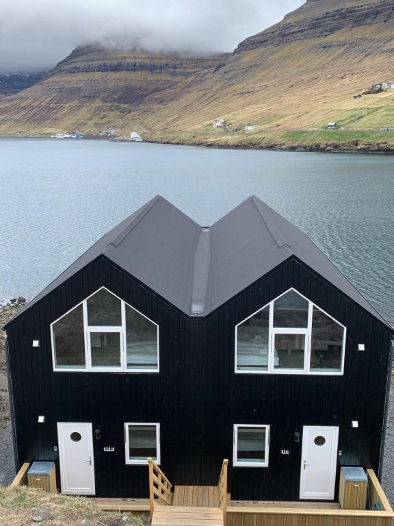 Panorama boathouse photo