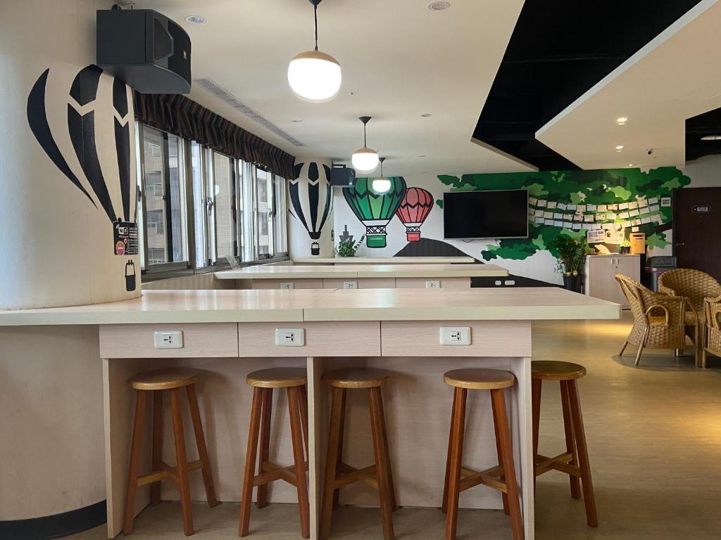 Recreational facilities, Hey Bear Capsule Hotel in Taipei