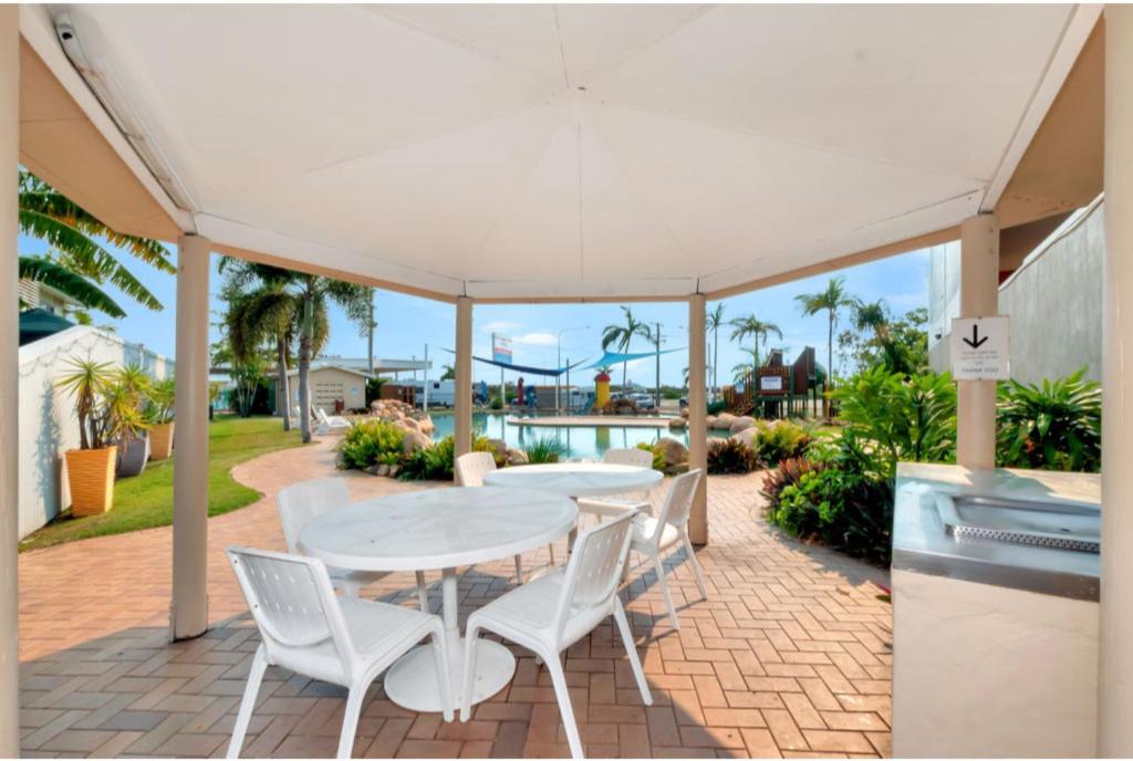 Clean and comfortable cabin interior at Discovery Parks - Townsville