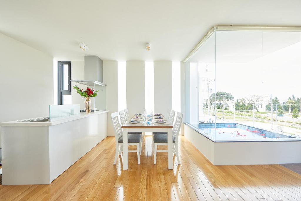 Kitchen, Resort Villa MOTOBU in Okinawa Main island
