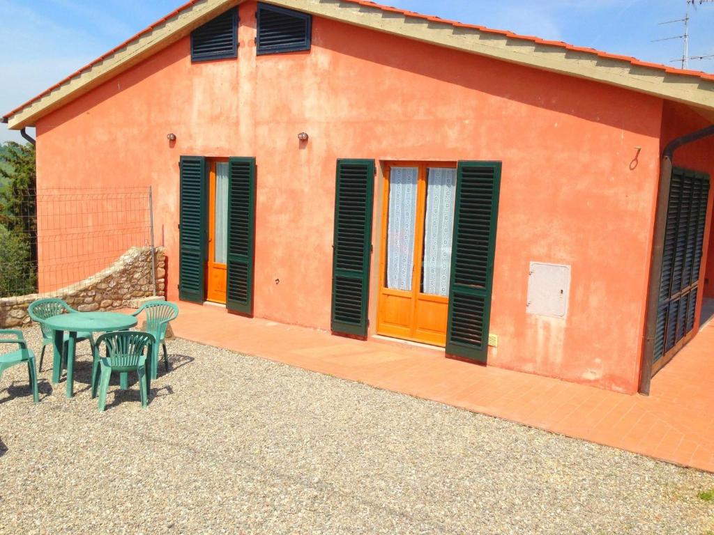 Semi-detached house in traditional agriturismo with clear view of the Chianti