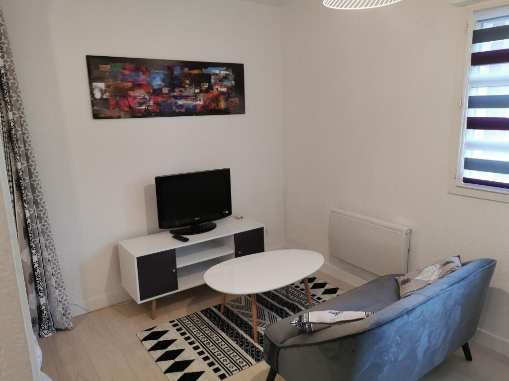 Studio calme avec parking 전경