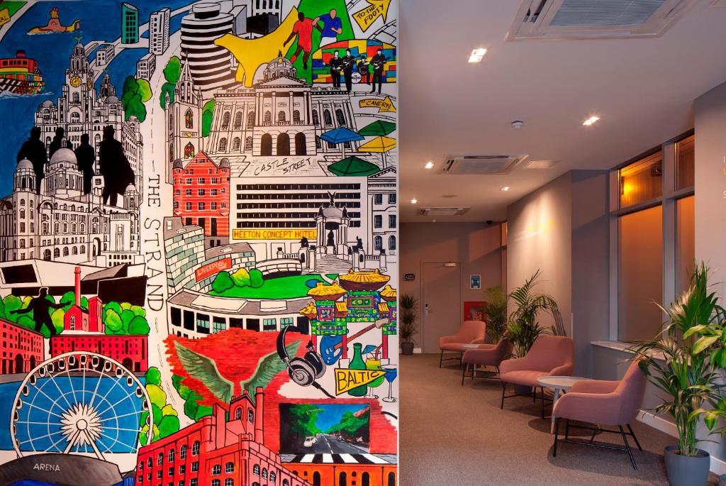 Lobby, Heeton Concept Hotel - City Centre Liverpool in Liverpool