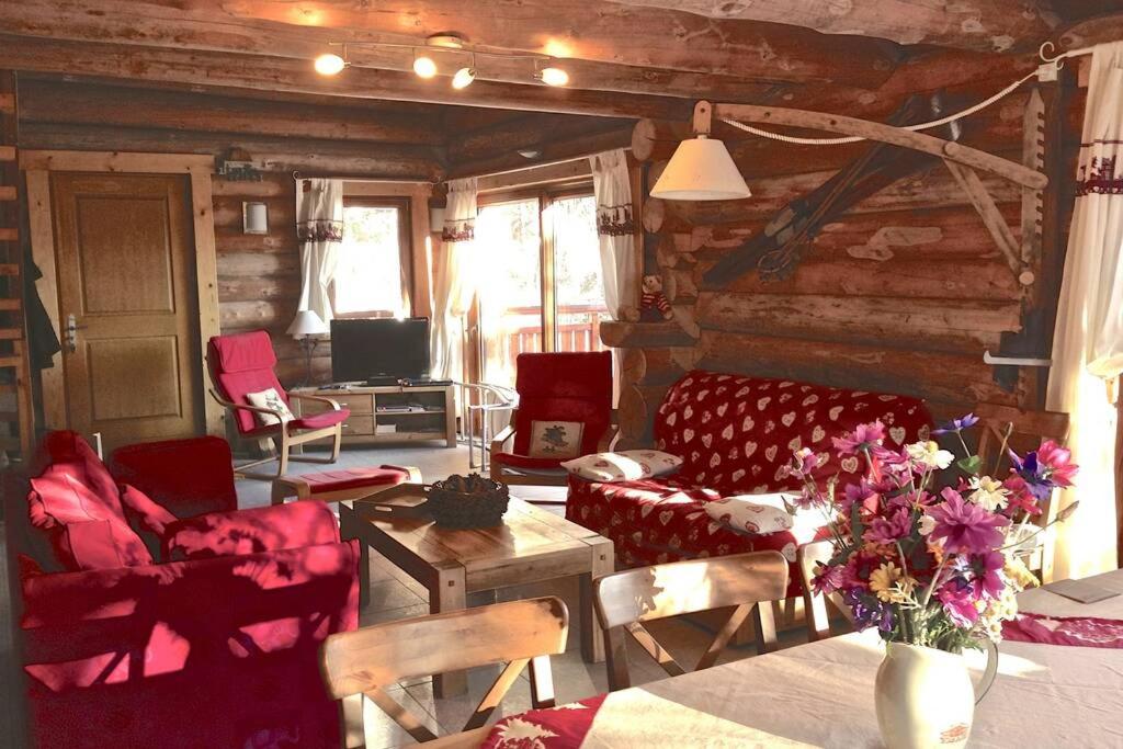Chalet les SORBIERS, en rondins, classé 4****étoiles - 5