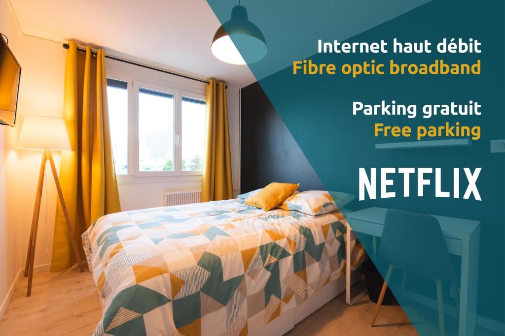 Les chambres du Vercors - Parking Free Fibre Netflix - 4