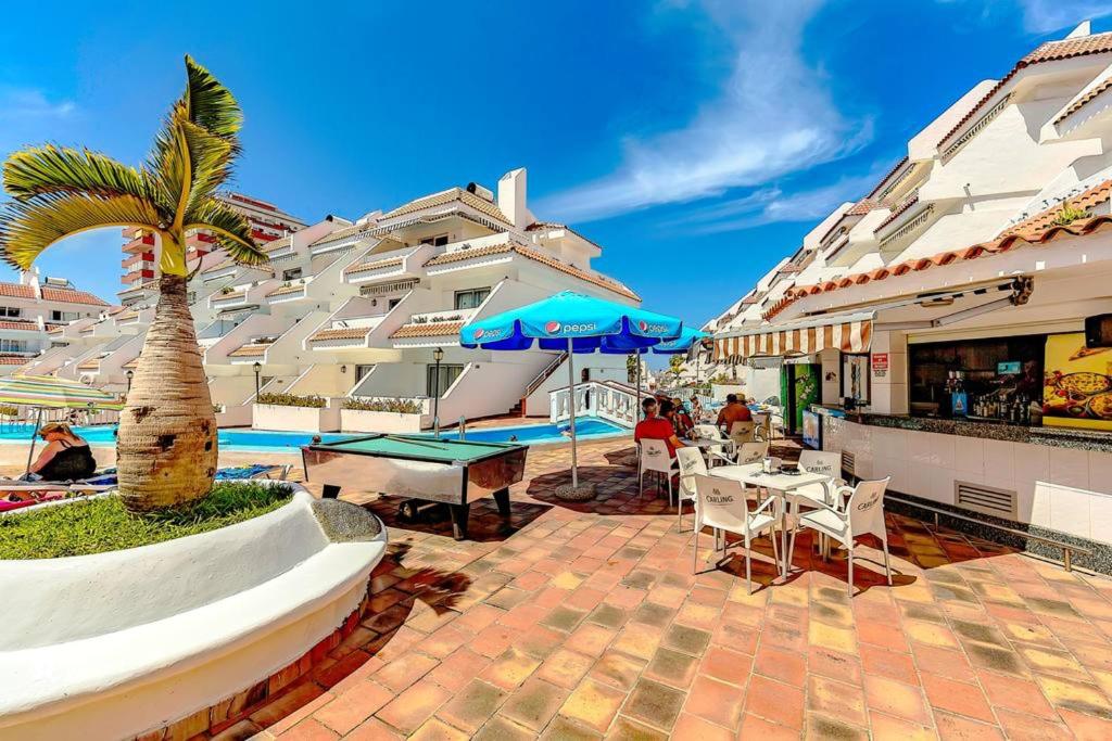 2 bedrooms appartement at Arona 600 m away from the beach with sea view shared pool and furnished ba photo