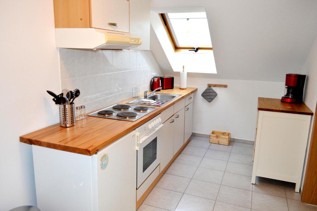 Kitchen, Retreat with Garden Views in Harrachov