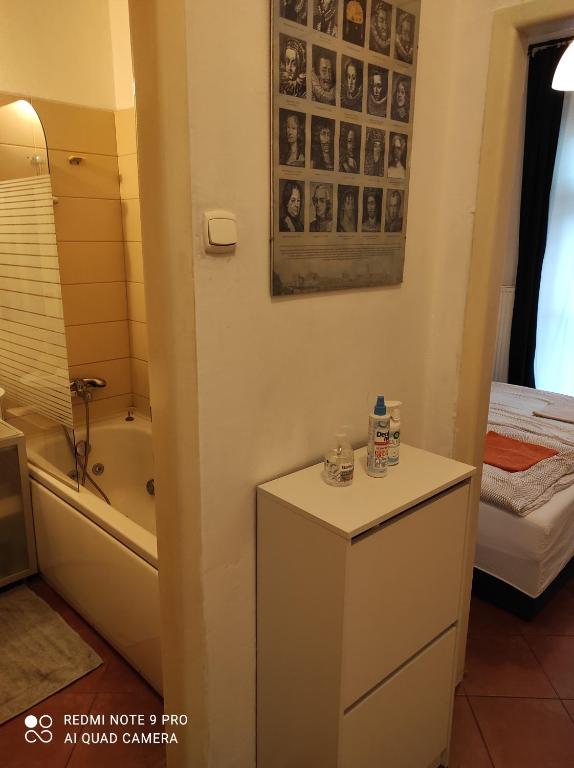 Bathroom, Coronation Apartment in Bratislava