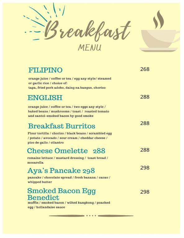 Food and beverages