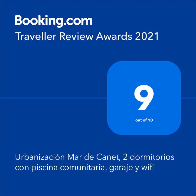 Urbanización Mar de Canet, 2 dormitorios con piscina comunitaria, garaje y wifi - 3