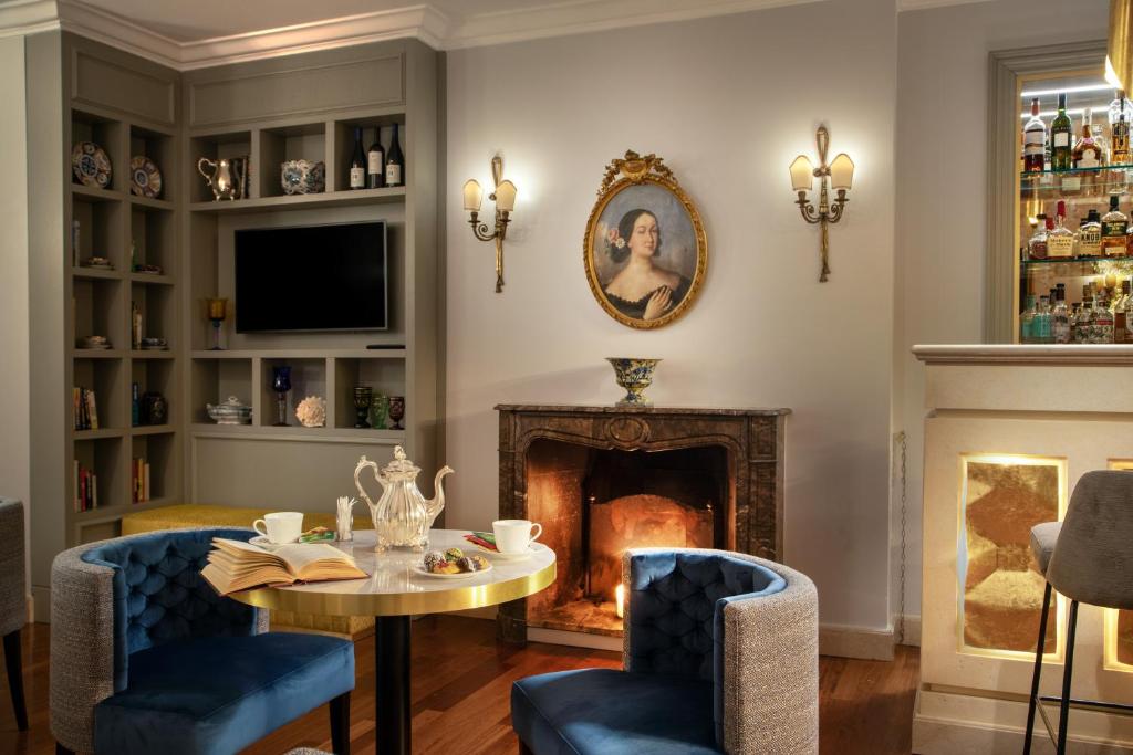 Restaurant, Hotel Mozart in Rome