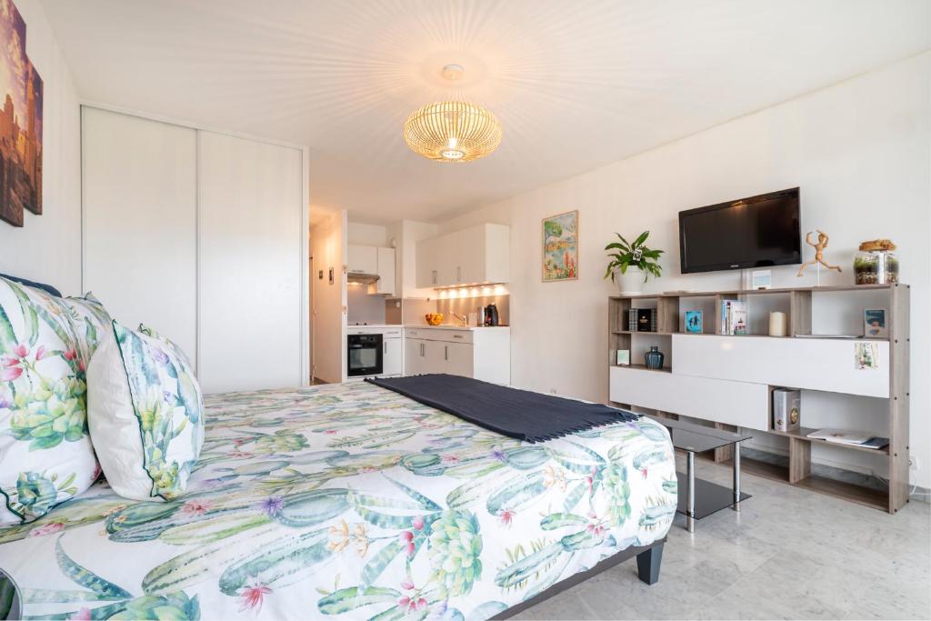 Joli grand appartement terrasse lit 180X200 vue mer 10min plages - 3