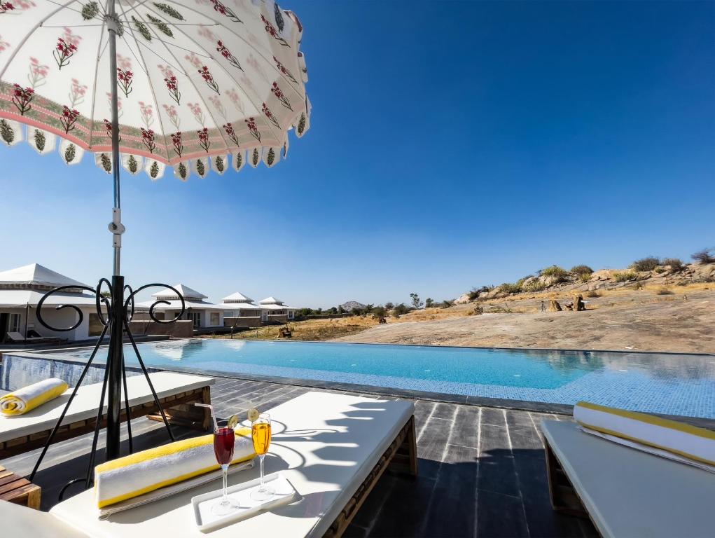 Brij Pola, Jawai -  Luxury Jungle Camp with Private Pool