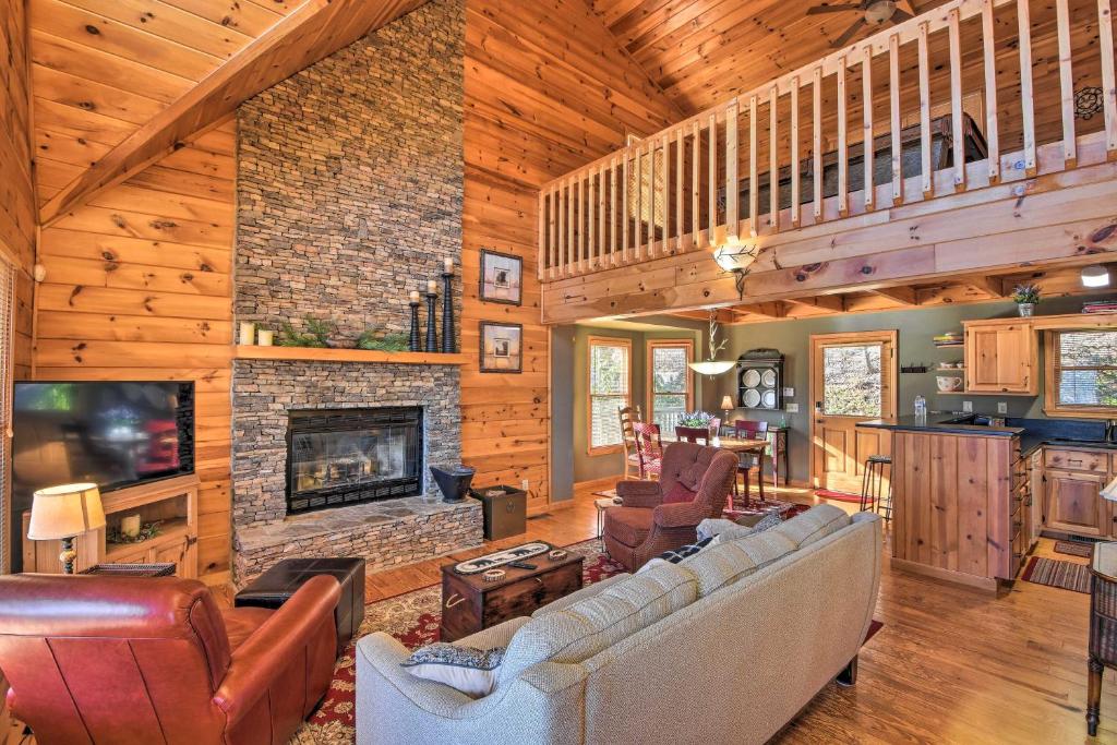 Luxury Mountain Cabin - Panoramic Mountain Views 전경