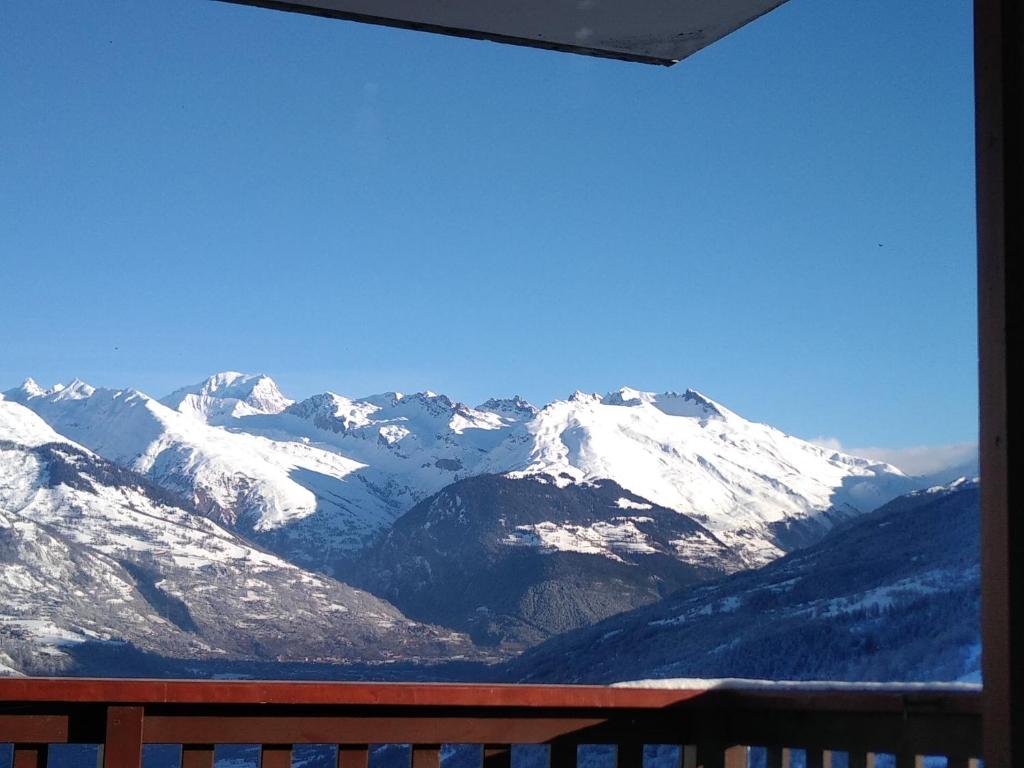 Montchavin La Plagne, pistes 50m, balcon vue Mont Blanc - 3