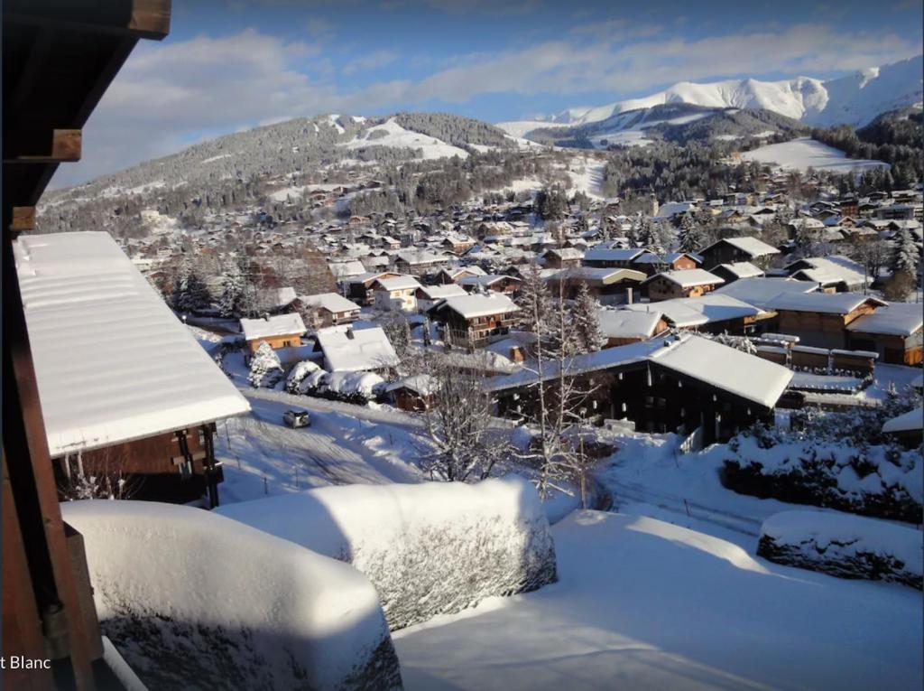 Chalet familial à Megève, vue sur le village - 4