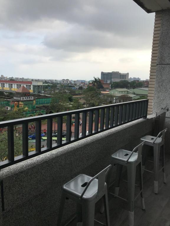 Balcony/terrace, One Night Hostel in Yilan
