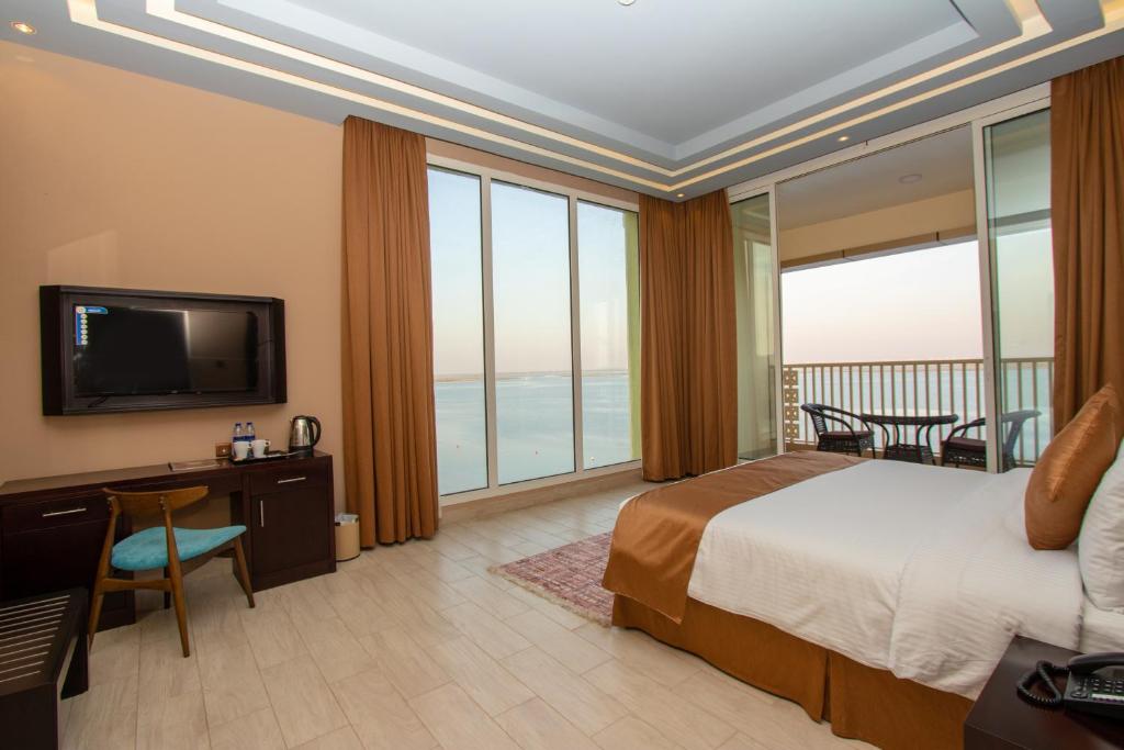 Exterior view, Flamingo Beach Hotel                                                                             in Umm Al Quwain