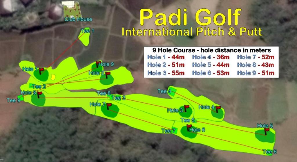 Lapangan golf di properti