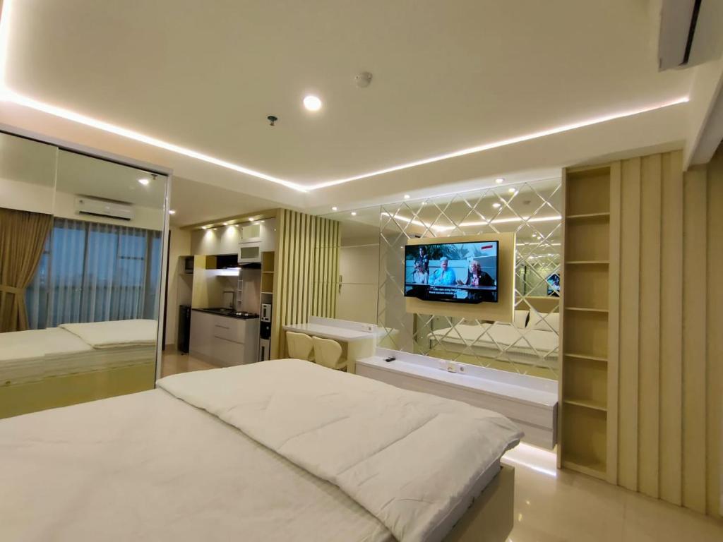 반둥 시내의 아파트먼트 36m² 침실 1개 프라이빗 욕실 1개 Platinum 1012 Studio Tera Apartemen Bandung 전경