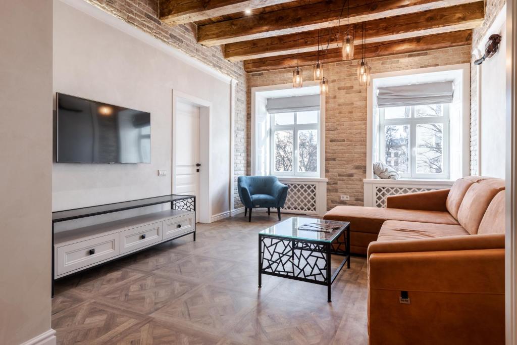 View on Rynok Square apartments, Lvov