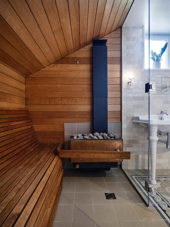 Sauna, Luxury Art Nouveau Hotel Villa Ammende in Parnu