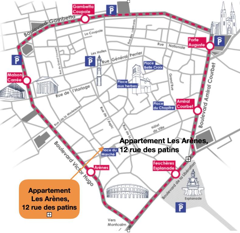 Les Arènes, 1 à 6 personnes en centre ville - 3