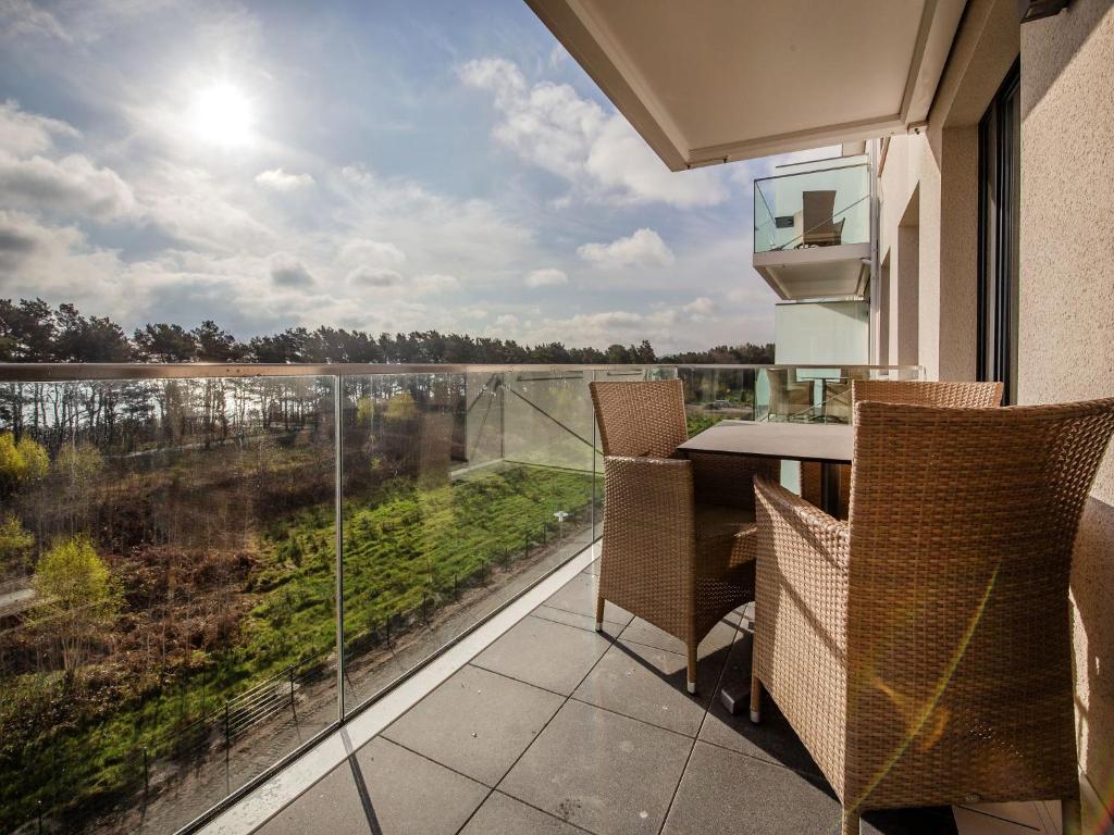 Dünenresidenz Prora - Ferienwohnung mit Meerblick, 1 Schlafzimmer und Balkon NP-421, Binz