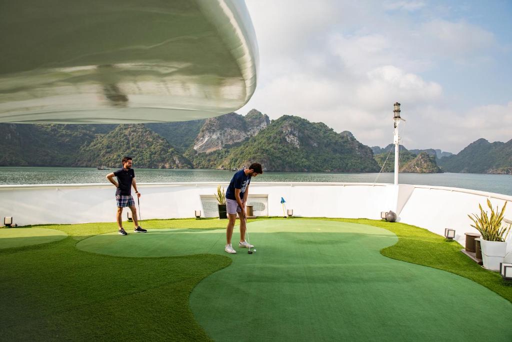 Golfplatz vor Ort