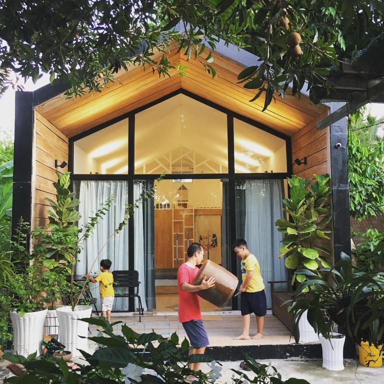 A cozy cabin and natural pool in Tay Ninh photo