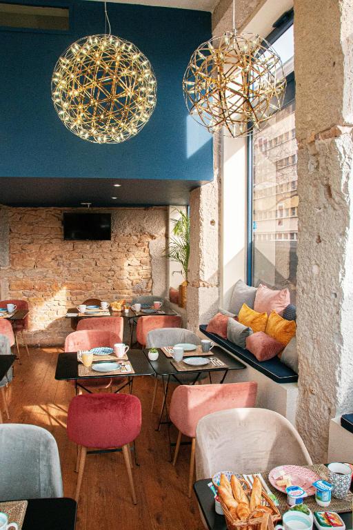 Restaurant, Hotelo Lyon Charite in Lyon