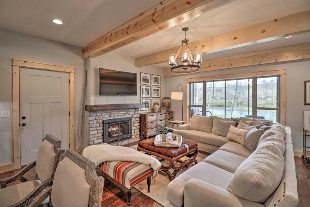 White River Home with Direct Fishing Access and Views!